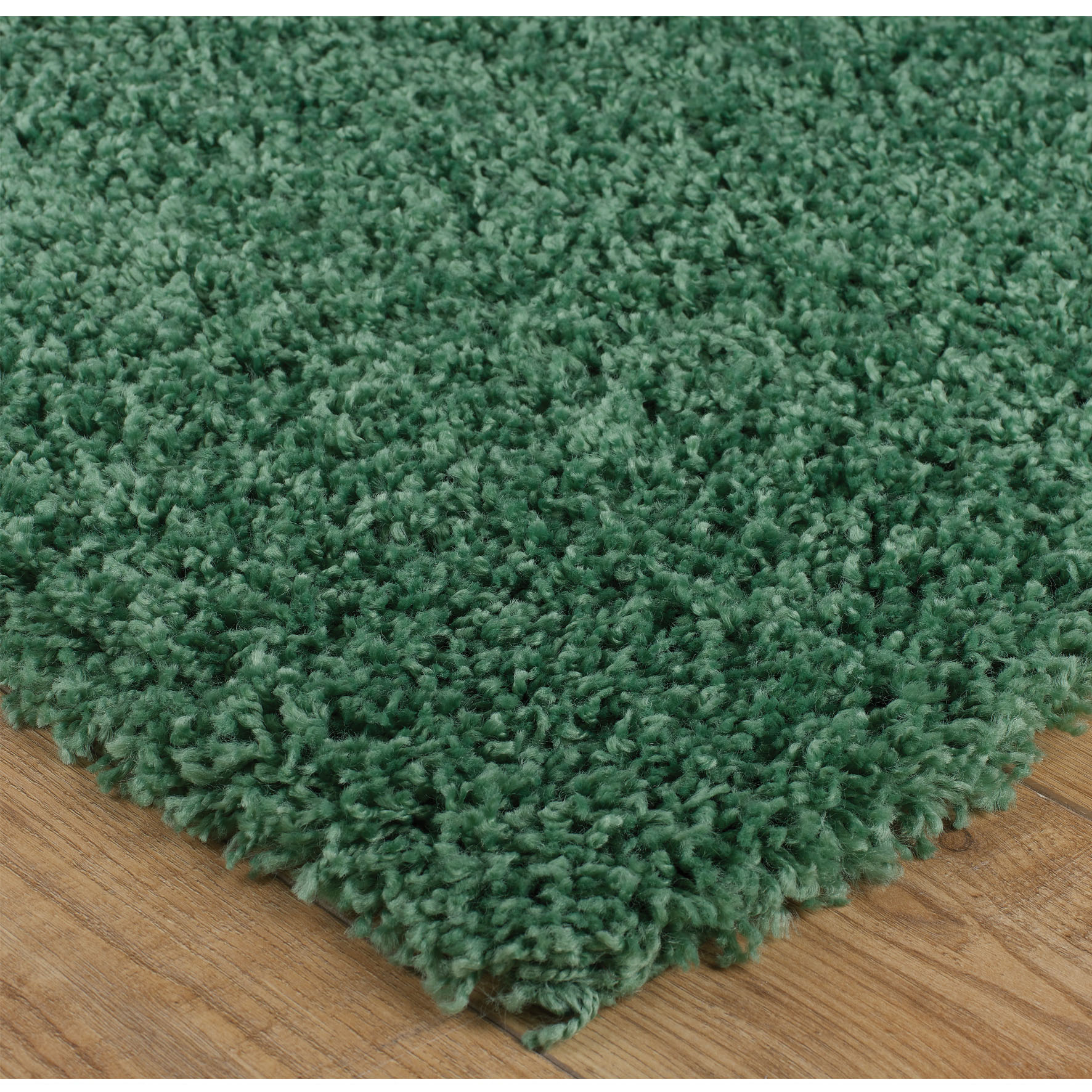 Isla Shaggy Plain Rug Sage Green